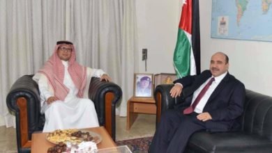 صورة توضيحية - سفير خادم الحرمين الشريفين يلتقي سفير المملكة الأردنية