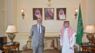 صورة توضيحية - سفير خادم الحرمين الشريفين في لبنان يستقبل سفير مملكة بلجيكا