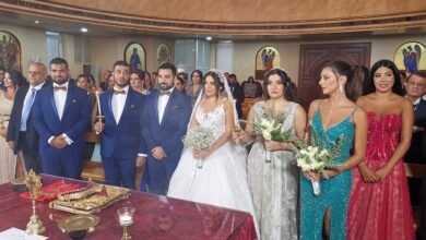 صورة توضيحية - فؤاد جرداق وغاييل نعيمة يدخلان القفص الذهبي
