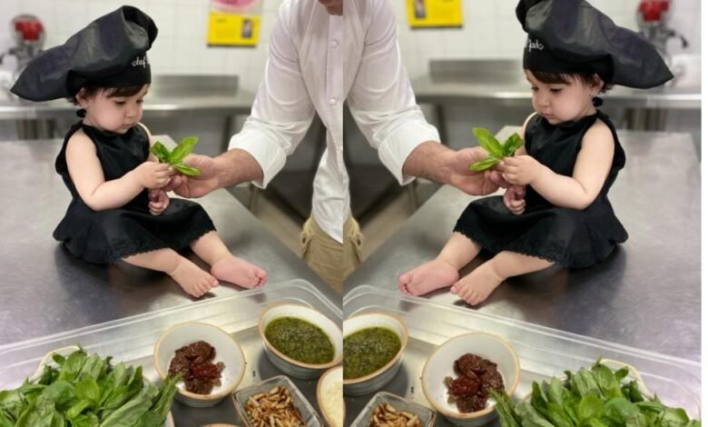 البلوجر الصغيرة سيليا غدار تستعدُّ للمشاركة في مسابقة للطهي