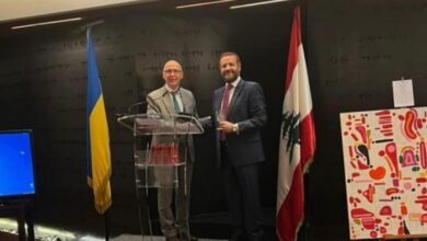 صورة توضيحية - تامر التونسي مكرماً من السفارة الأوكرانية في لبنان