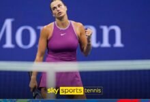 الإرسال والهدوء يقودان سابالينكا لفوز 6-4 و6-4 في أميركا المفتوحة