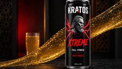 خياران من KRATOS بالسعودية: Guarana Delight خالٍ من السكر وXTREME