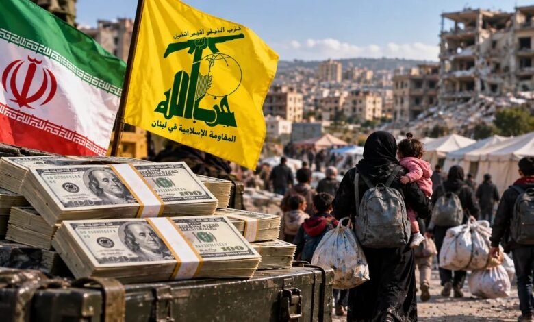 تقرير عن تمويل إيراني مزعوم لحزب الله لمساعدة النازحين اللبنانيين…