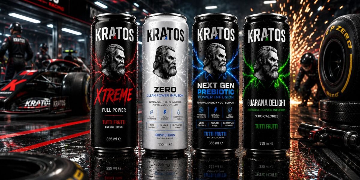 كراتوس مشروب الطاقة Functional Energy Drink يدخل المنافسة العالمية